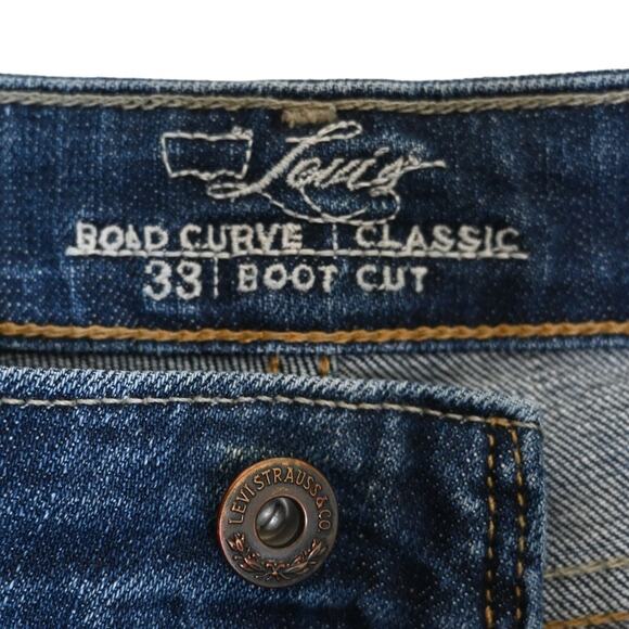 Levi's Womens 33 Bold Curve Classic Boot Cut Jeans - Picture 9 of 11